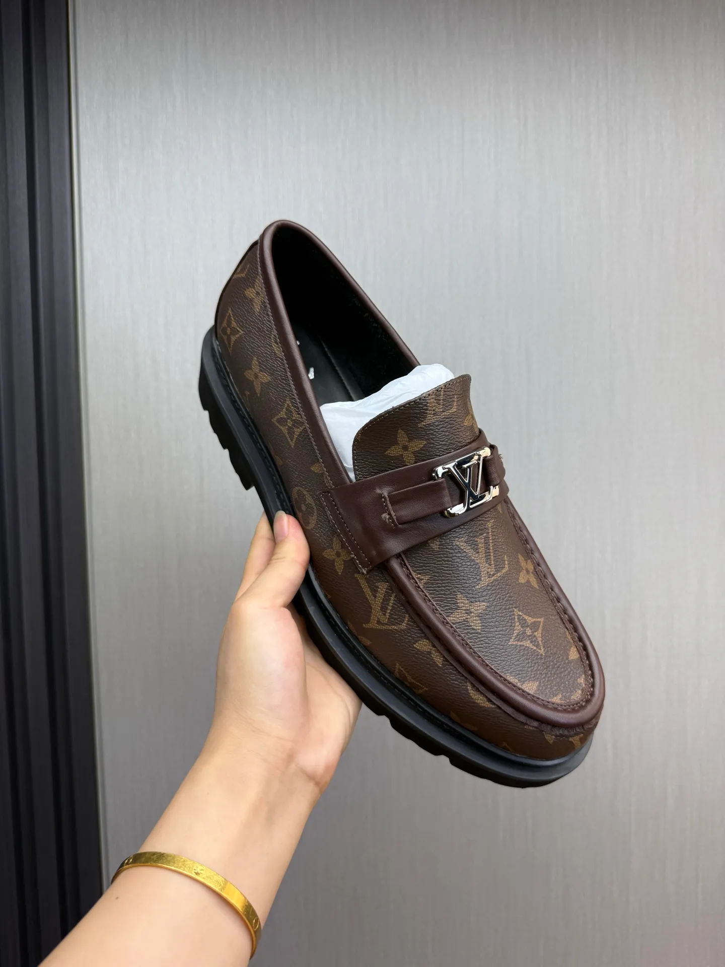 Factory 680💰 LV. Men's business casual leather shoes, all made of imported original brand leather, just to create a more comfortable wearing experience, original non-slip and wear-resistant outsole ✔️16-45 (38.45 non-returnable)